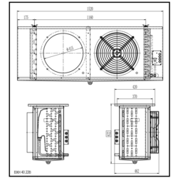 Воздухоохладитель BXH 40.22B