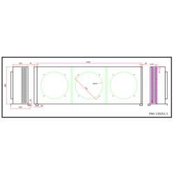 Конденсатор FNH 239/63.3 (без вентиляторов)